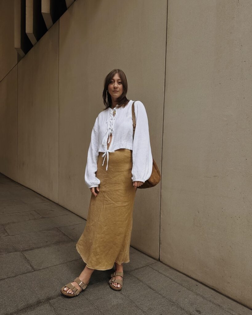 Linen Skirts With Tops